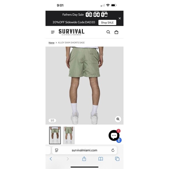 EPTM PERFECT EXAMPLE SWIM SHORTS SMALL Alloy New Tags Navy - Picture 2 of 16